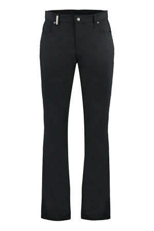 Stretch cotton trousers-0